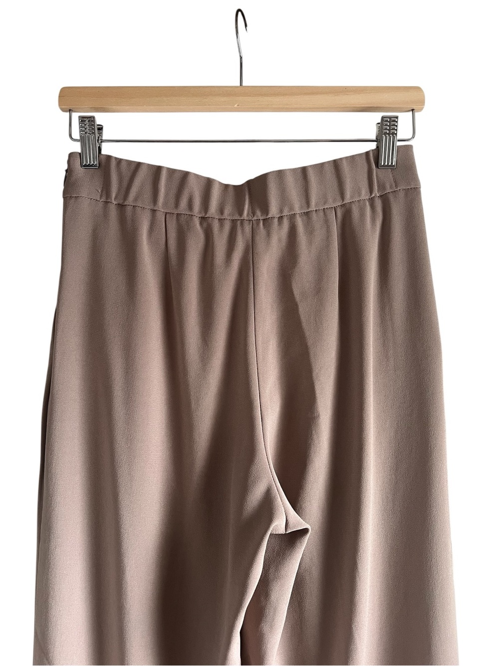 Babaton high waist pleated wide leg crepe pants size 4 excellent condition - Picture 6 of 10